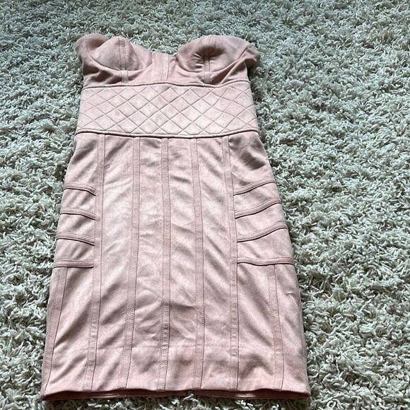 House of CB Dresses & Skirts - House of CB 'Leyla' Strapless Blush Corset Dress XS